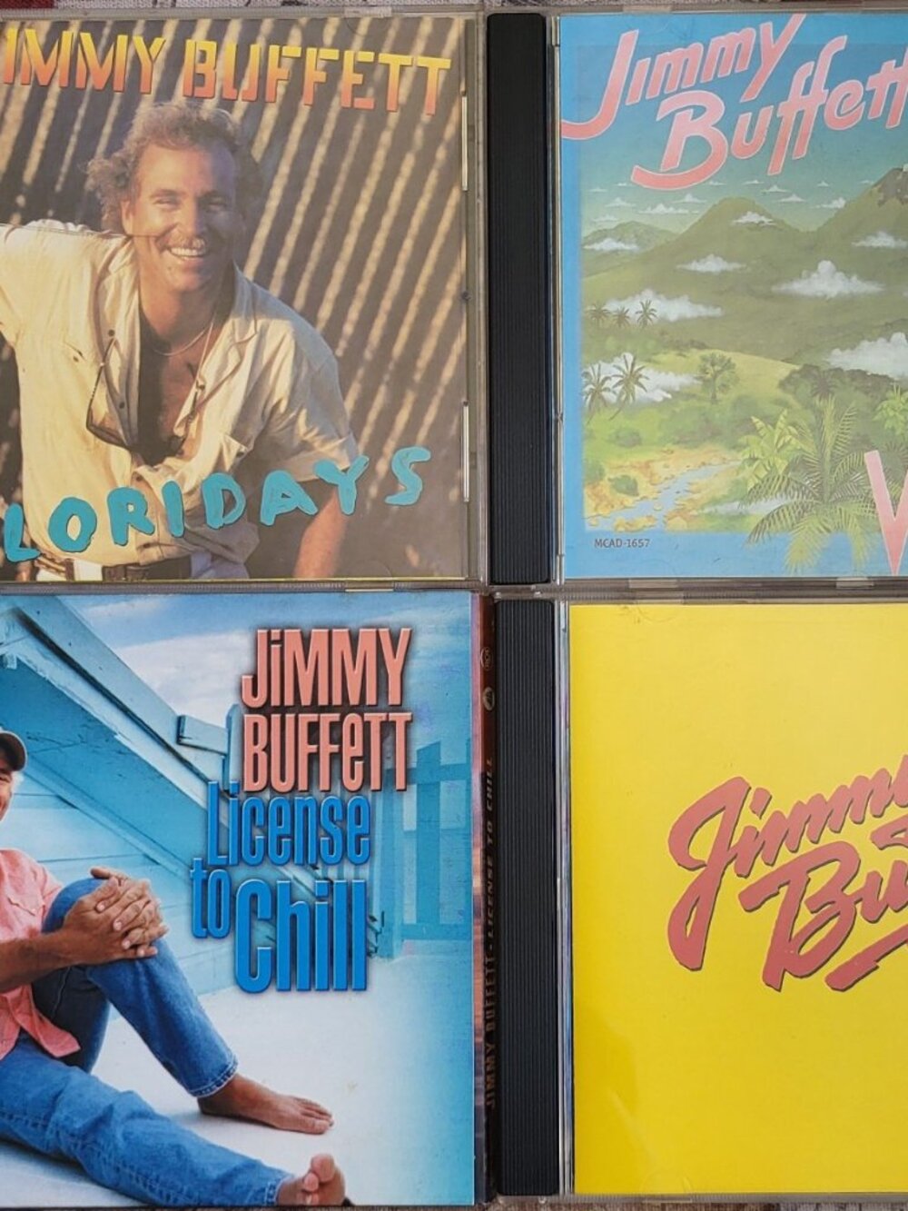 Jimmy Buffett CD Lot of 4 - Floridays, Volcano, License to Chill, Greatest Hits